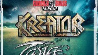 Таря Турунен и Kreator на фестивала Summer Chaos в Бургас