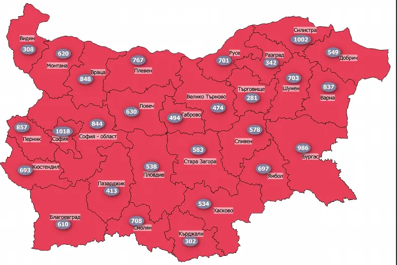 При какви стойности на заболеваемостта Ангелов обяви разхлабване (КАРТА)