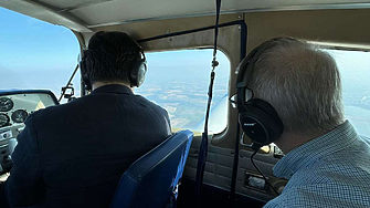 Петков и Денков с идеи за въздушен мониторинг след полет над Воден